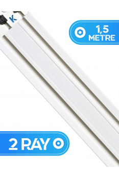 1.5 Metre (150 Cm) 2 Raylı Birinci Sınıf Polyester Korniş