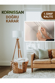 Kaliteli 2 Raylı5 M Lüks Birinci Sınıf Perde Rayı Kornişi