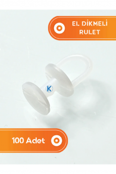 100 Adet El Dikmeli Perde Ruleti