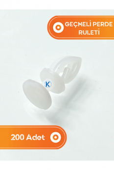 200 Adet Geçmeli Perde Ruleti