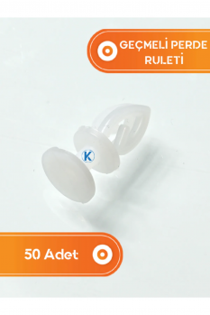 50 Adet Geçmeli Perde Ruleti