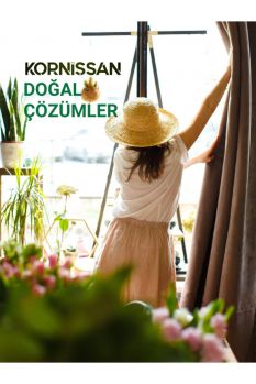 1. Sınıf Perde Rayı - 2 Raylı Polyester Perde Tutucu Korniş